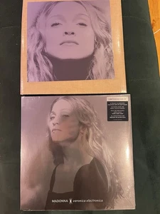 Madonna - Veronica Electronica SILVER Vinyl WITH Limited Edition Lithograph - Picture 1 of 2