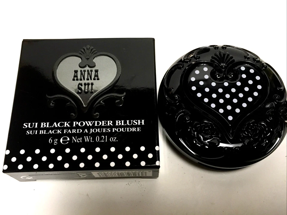 ANNA SUI, SUI rubor en polvo negro colores surtidos se vende por separado hecho en japón nuevo en caja Foto 1 de 2