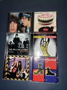 Rolling Stones Rock 6 CD LOT-Black N Blue/Let It Bleed/Voodoo Lounge/Best Of-Ect - Picture 1 of 3
