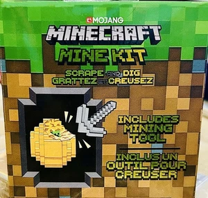 Neu & ungeöffnet Mojang Minecraft Mine Kit Scrape & Dig Pack - Sammeln Sie alle 7 Figuren - Bild 1 von 5
