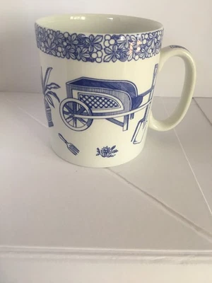 The Spode Blue Room Collection “Gardening” Mug - Blue And White China - Image 1 of 4