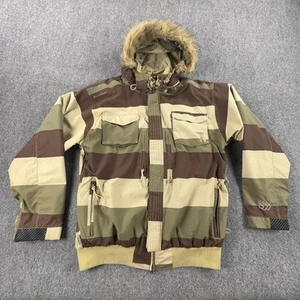 Special Blend Jacket Mens Large 15K Waterproof Snowboard Hooded Camo - Picture 1 of 15