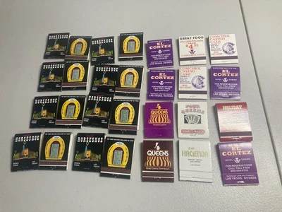 vintage las vegas casino matchbooks Lot Of 28 Unused  - Image 1 of 3