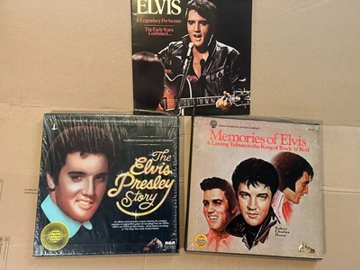 2x Elvis Presley Box Set Lot: Memories of Elvis, The Elvis Story Vinyl Records - Image 1 of 4