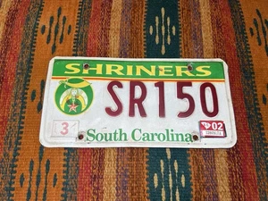 South Carolina Shriners Nummernschild 2002 - Bild 1 von 6