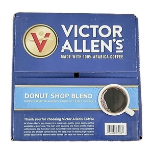 Victor Allen's Donut Shop Coffee Pods K-Cup Single Serve (42 Count) - Picture 1 of 4