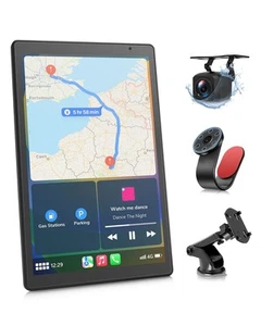 8.95'' Portable Carplay Screen for Car, Android Auto Car Audio Receivers, Por... - Picture 1 of 7