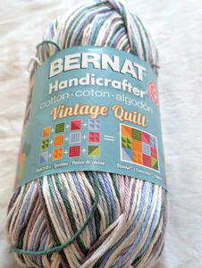 1 Skein Bernat Handicrafter Cotton Crochet & Knitting Yarn FRESHLY PRESS 12 oz - Picture 1 of 6