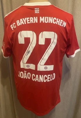 FC Bayern München Adidas Trikot 2022/23 + Nr.22 Joao Cancelo + Signiert Gr.M Neu - Bild 1 von 4