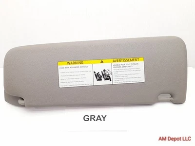 2011 BMW 535i 528i 550i M5 F10 Left Driver Sun Visor Gray Vinyl 51167248859 - Image 1 of 4