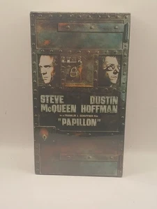 1993 VHS Papillon 1974 Dustin Hoffman Steve McQueen New Sealed - Picture 1 of 4