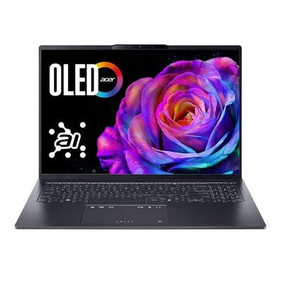 Computadora portátil Acer Swift Go 16 SFG16-73-92RC OLED 16" - gris titanio Foto 1 de 4