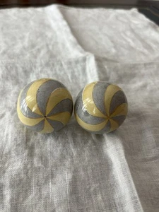 Mackenzie Childs Drawer Knobs Set Of Two - Picture 1 of 3