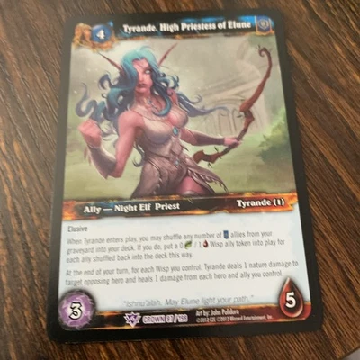 World of Warcraft TCG Crown 97/198 Tyrande, High Priestess of Elune - Image 1 of 2