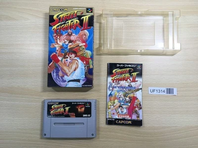 UF1314 Street Fighter II 2 EN CAJA SNES Super Famicom Japón Foto 1 de 4