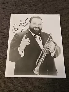 Al Shirt signiert & beschriftet 8x10 Schwarz & Weiß Foto Trompete Bandleader - Bild 1 von 2