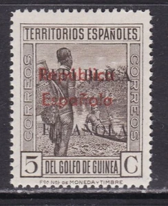 1933 - España - Guinea - Edifil 243D - Dos sobrecargas - Negro y Rojo- MNH - Picture 1 of 2