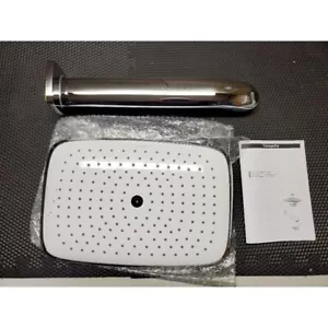 Hansgrohe 27437401 Soffione doccia PuraVida Rain 2,5 GPM - Braccio doccia incluso - Foto 1 di 5