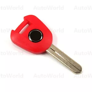 Motorcycle Uncut Blank Key For Honda NC700 2013 2014 2015 NM4 2014 2015 2016 Red - Picture 1 of 5