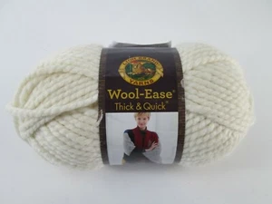 1 Skein Lion Brand Yarn Wool-Ease Thick & Quick Wool Blend Color 99 Fisherman - Picture 1 of 4