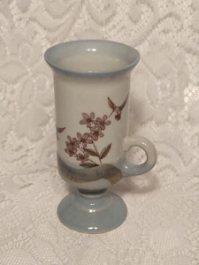 Taza de café de cerámica para colibrí marrón azul delicada decorativa tblbs1 - Imagen 1 de 12