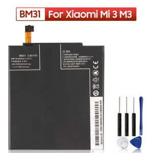 Batería de repuesto original para teléfono BM31 para Xiaomi Mi 3 M3 Mi3 3050mAh - Imagen 1 de 6