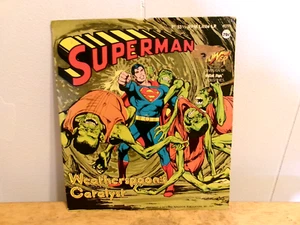 Vintage 1975 Superman Weatherspoon’s Catalyst 33 1/3 7 Inch Record Power Records - Imagen 1 de 2