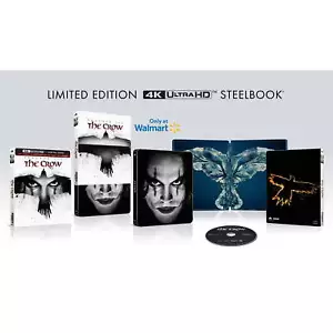 ✨ New/Sealed - The Crow 30th 4K Ultra HD + Digital Steelbook Walmart Exclusive ✨ - Picture 1 of 1
