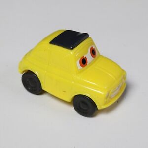 2006 McDonald's Disney Pixar Cars LUIGI The Fiat 500 # 7 Happy Meal Toy Yellow 