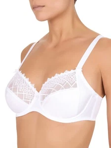 Underwired Bra Joy by Felina 501 34-48 B-H White Blue Vanilla - Picture 1 of 12