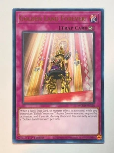 Yugioh Maximum Gold: El Dorado Golden Land Forever! MGED-EN128 Rare NM/M - Picture 1 of 1