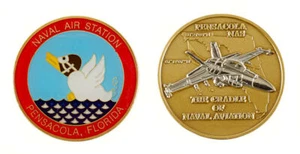 US Navy Naval Air Station NAS Pensacola Challenge Coin CC-755 - Picture 1 of 1