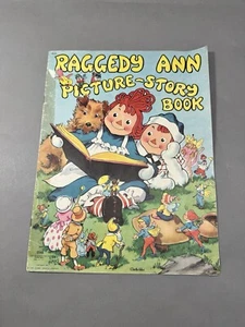 Vintage Rare Raggedy Ann Picture Story Book ~ Saalfield 1947 ~ Ethel Hays - Picture 1 of 8