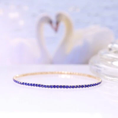 Moda Mujeres Cristal Elástico Pulsera Colorido Muñeca Bling Borla Cadena 0943 Foto 1 de 4