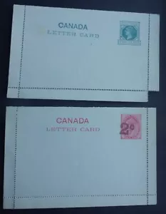 CANADA VICTORIAN UNUSED LETTER CARDS CAN.SHIP $1.99 COMB. SHIPPING - Picture 1 of 3