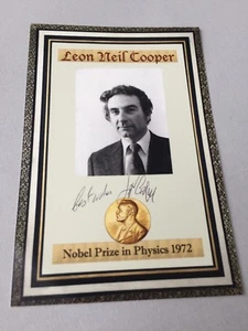 LEON NEIL COOPER Nobelpreis Physik 1972 signed Foto 10x15 Autogramm - Picture 1 of 1
