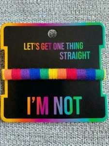 Pride Rainbow Cord Bracelet - Picture 1 of 2
