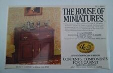 Sealed Xacto House of Miniatures Dollhouse Kit Hutch Cabinet 40003