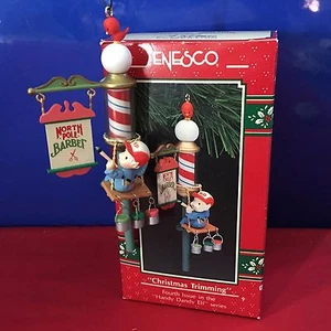 Enesco Treasury Ornament Handy Dandy Elf Series Christmas Trimming 1991 NEW E4 - Picture 1 of 7
