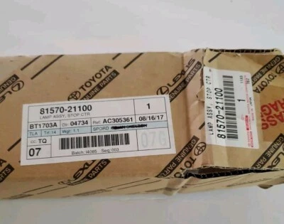 Scion cT OEM 81570-21100  Rear Mount Third Brakelight  Fit 2005-2010 New  - Image 1 of 4