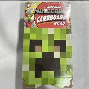 MINECRAFT Scatola di Cartone Testa Vestire Gioco Costume Maschera Creeper Divertente Creativo - Foto 1 di 1