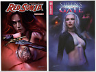 Red Sonja #1 2023 & Sirens Gate #1 TARA LADY ROSE 2022 Maer TRADE Cover A Set