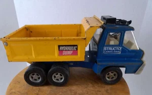 Vintage Structo Hydraulic Blue&Yellow Working Ready for play Dump Truck 1960s - Picture 1 of 11