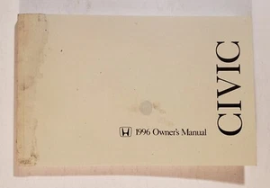 1996 Honda Civic Owners Manual - Imagen 1 de 2