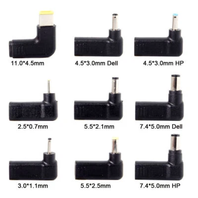 USB 3.1 Type C USB-C to DC Plug 5.5mm 4.0mm 7.4mm 3.0mm 2.5mm Rectangle Adapter - Image 1 of 4