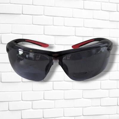 Gafas de seguridad de lectura bifocales Bolle IRI-s lentes antiniebla negras y rojas +2,5 Foto 1 de 4