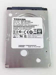 Toshiba MQ01ABF050H SSHD 8GB 500GB 5400RPM SATA Solid State Hybrid Drive - Picture 1 of 4