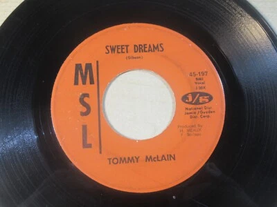 TOMMY MCLAIN SWEET DREAMS MSL 197 HIGHER GRADE SWAMP POP ROCK 1966 - Image 1 of 2