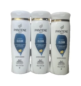 3x Pantene Pro V Classic Clean 2in1 Shampoo/Conditioner 12oz - Picture 1 of 1