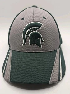 Cautivadora gorra con logotipo del equipo de los espartanos del estado de Michigan correa ajustable gris NCAA - Imagen 1 de 6